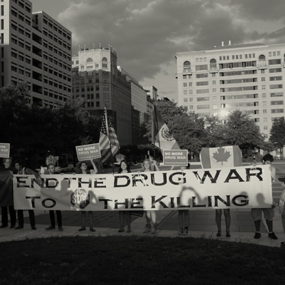 Meeting up with the Caravan for Peace, Justice and Dignity