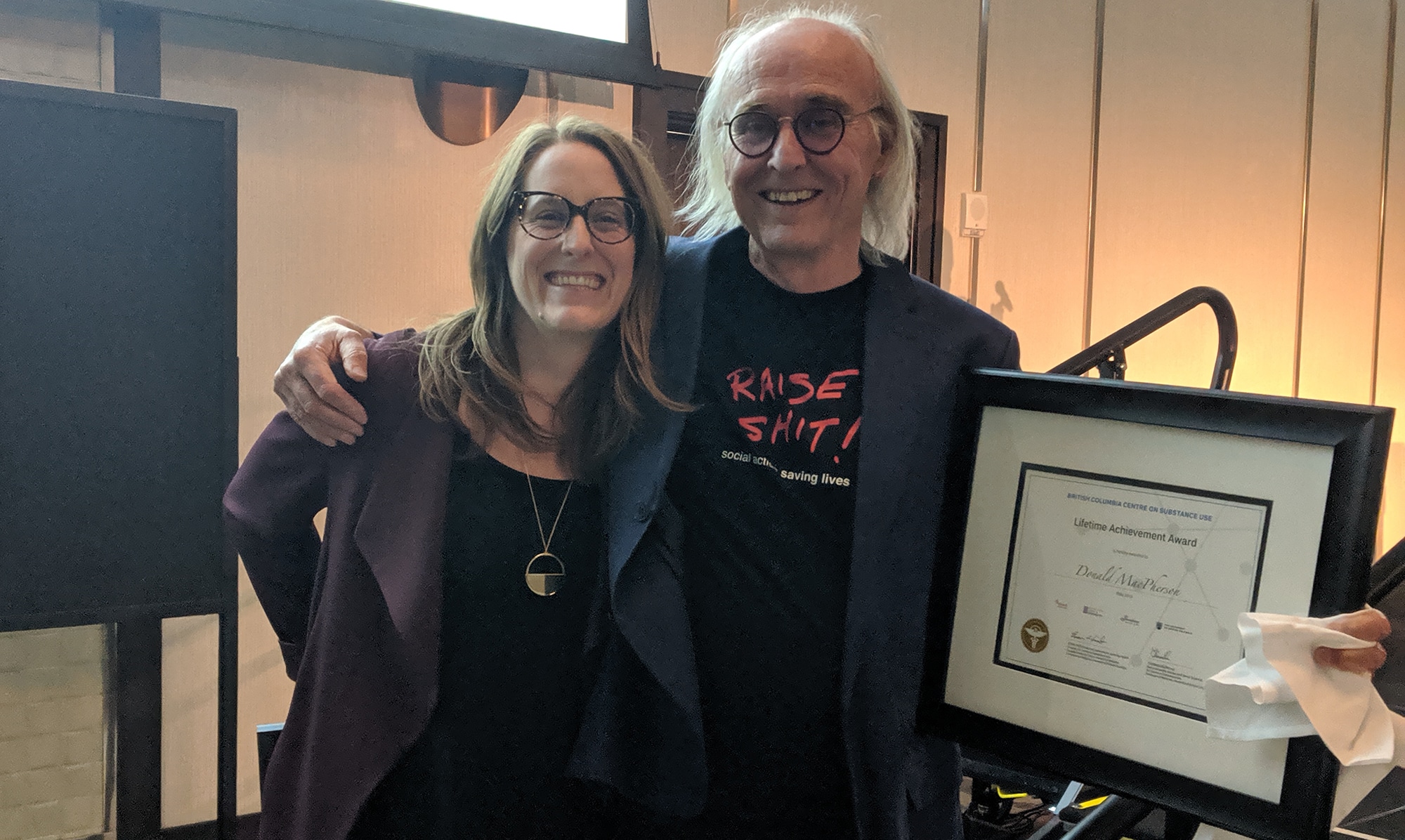 Donald MacPherson, executive director of Canadian drug policy coalition, posing for a photo