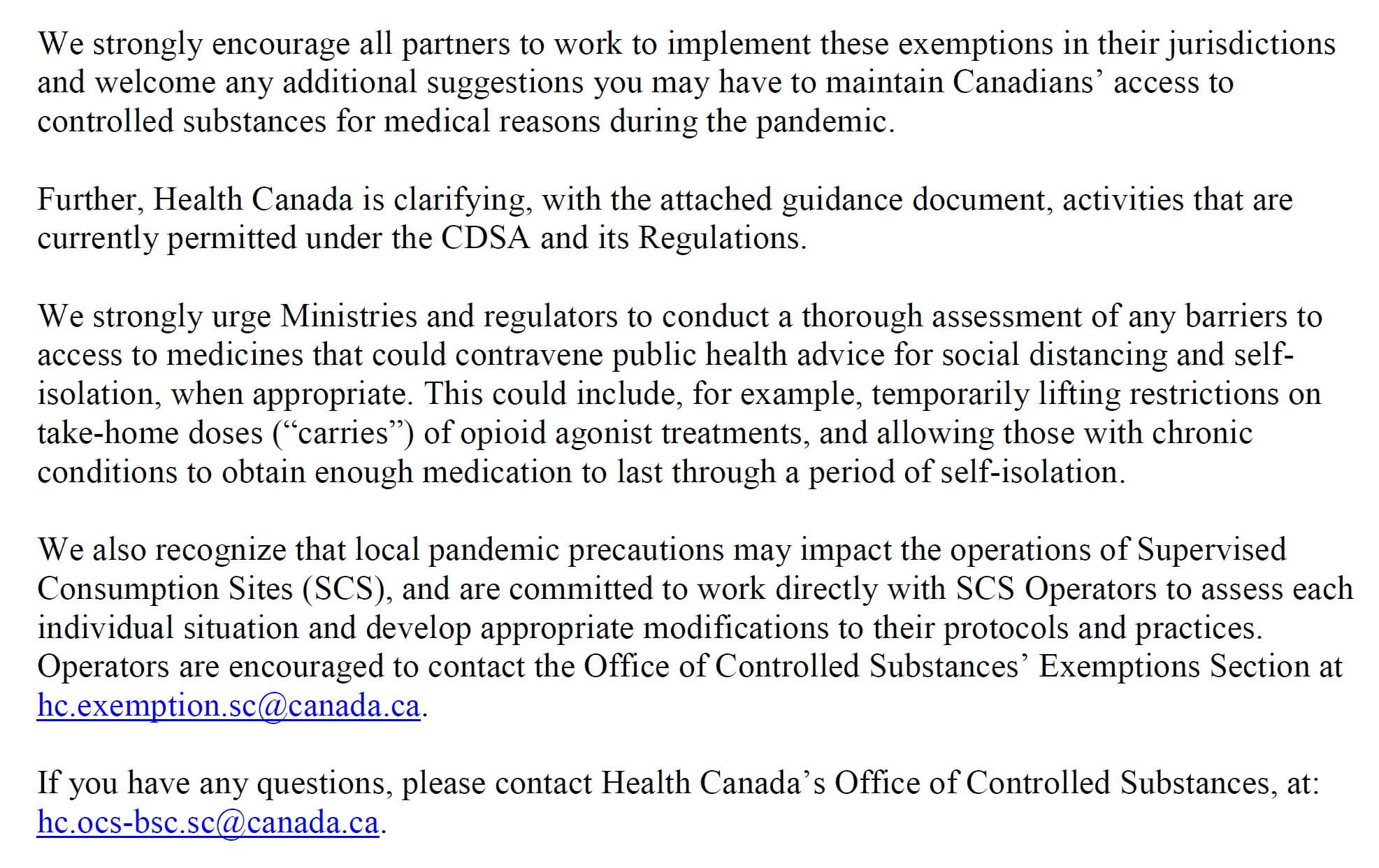 CDSA Exemption and Interpretive Guide for Controlled Substances