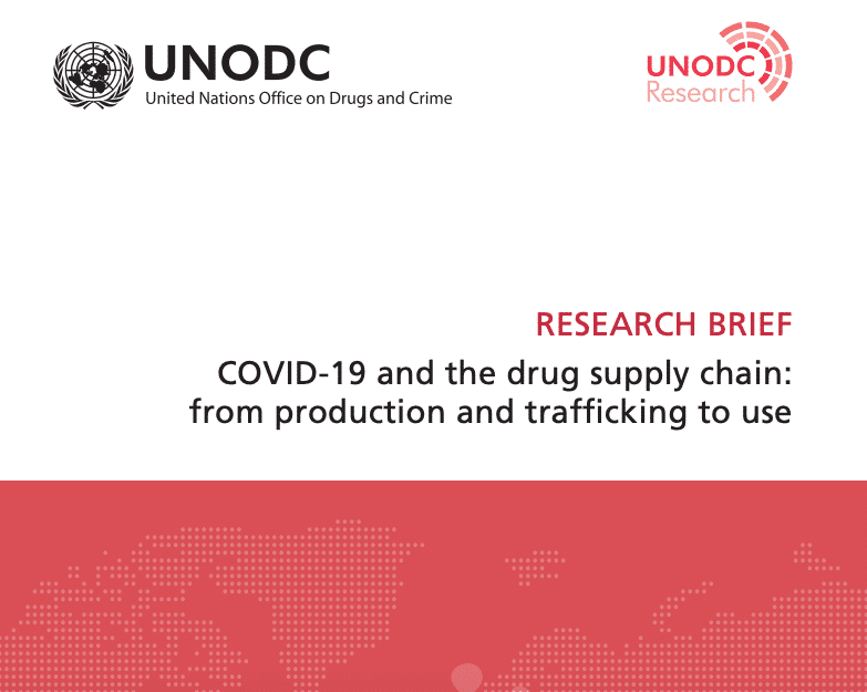 COVID-19 and the drug supply chain: from production and trafficking to use