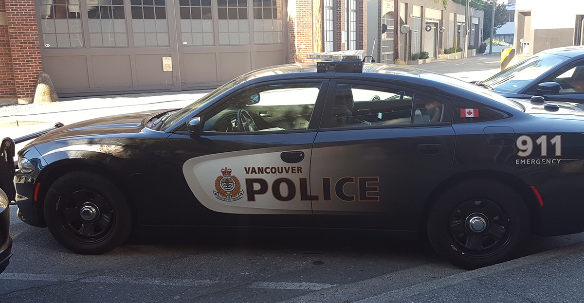 Vancouver police department vehicle | decriminalizing drugs in vancouver