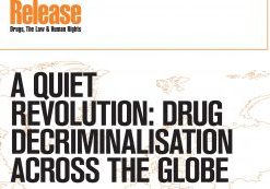 A report cover with an orange logo